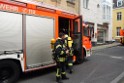 Feuer war geplatzte Wasserleitung Koeln Mitte Am Roemersturm P06